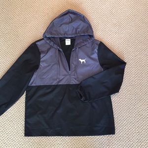 Pink 1/2 zip windbreaker size XS/S